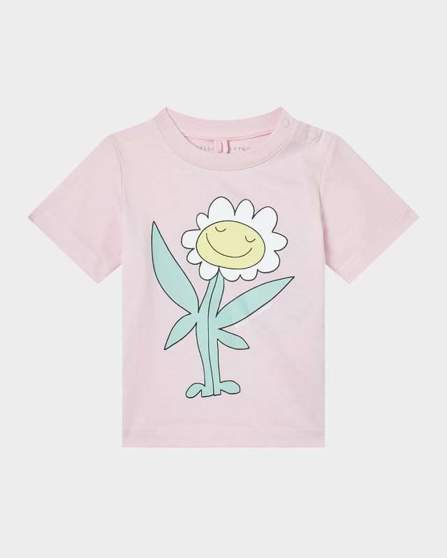 Girl's Short-Sleeve Fairy Daisy Print T-Shirt Size 12M-36